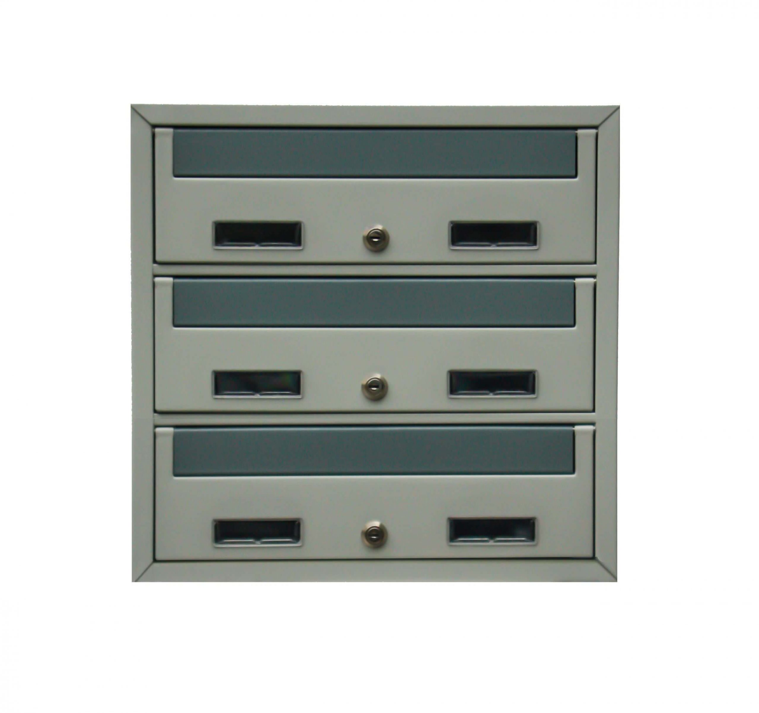 Cutii postale E110 cu 3 compartimente